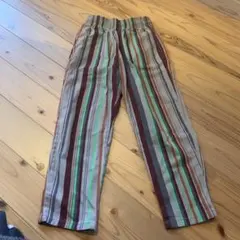 マーキーズ　ストライプロングパンツ　140