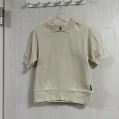 quoti use fith ベージュ メッシュポロシャツ