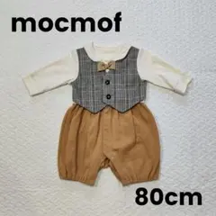 mocmof　おめかしロンパース　80cm