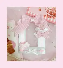 ホイップデコ 硬質ケース トレカケース 量産型 平成女児 ピンク デコ