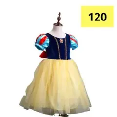【2点セット】120 白雪姫 ドレス プリンセス キッズ 女の子 ハロウィン