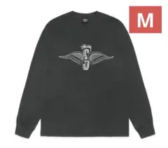 Stussy Skull Wings LS Tee Pigment Dyed M