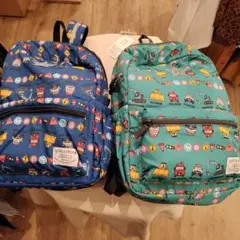 kidsforet はたらくくるま総柄リュック