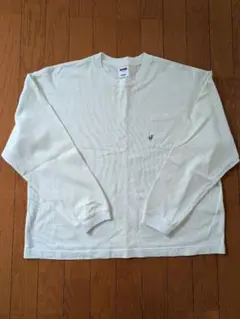 SHIPS　ロンＴ　長袖Ｔシャツ　白　L