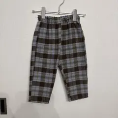 韓国子供服 Aosta チェック柄 ロングパンツ XL