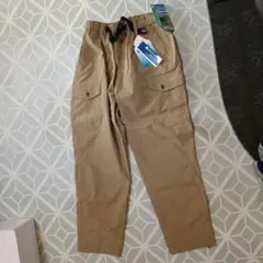 新品OUTDOOR ストレッチカーゴパンツ ベージュ　サイズM