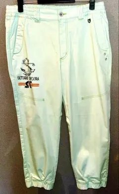 シナコバ クロップドパンツ 2026新作 新品未使用品 白色 定価¥42,900 