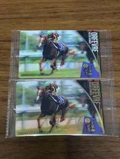 オルフェーヴル サイン入り セット サラブレッドホースコレクション ウエハース