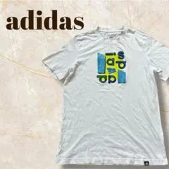 adidas アディダス 立体グラフィック Tシャツ ホワイト 人気デザイン