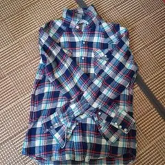 BACK NUMBER チェック柄 長袖ネルシャツ S