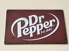 Dr Pepper ブリキ看板 インテリア