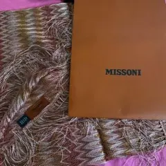 MISSONI ストール　新品　ケース付き　イタリア製　希少