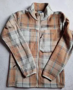 Columbia INTERCHANGE チェック　ベージュフリース S