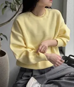 【WEB限定】エアリーコンフォートプルオーバーニット
