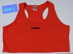 お値下げしました ZUMBA WEAR タンクトップ オレンジ 正規品のサムネイル