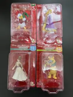 ディズニー クリスマスオーナメントくじ　4点セット
