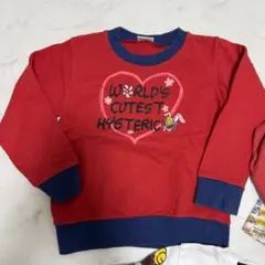 hysteric mini ヒスミニ ハートプリント トレーナー サイズ70