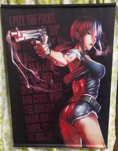 o*u様 ブラックラグーン レヴィ タペストリー A