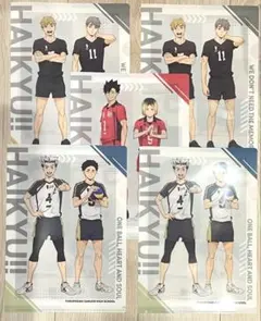 ハイキュー くら寿司 ビッくらポン クリアファイル セット ×5