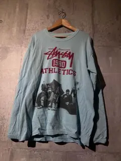 STUSSY ステューシー 1980ATHLETICS ロンT M