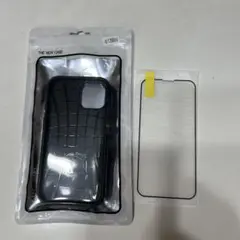 iPhone13mini用 ハードケース カードスロット付き 保護フィルム付き
