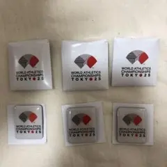 東京2025 世界陸上選手権 マグネットピンバッジ 3個 非売品
