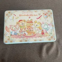 ダッフィー　ワンダフルキッチン　お菓子　缶のみ