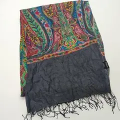 Tolani シルク100%ペイズリー柄ストール