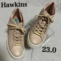 Hawkinsブリリアント　インヒールスニーカー23.0 ピンクベージュのサムネイル