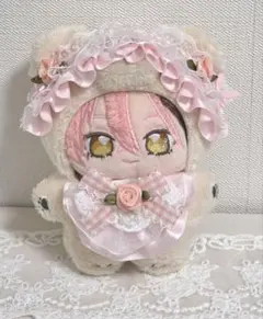 ぬい服 くま 着ぐるみ スタイ ヘッドドレス ピンク セット あんスタ いつぬい