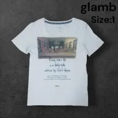 glamb 最後の晩餐 プリント Tシャツ ホワイト サイズ1のサムネイル