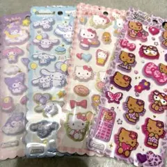 【正規品】もちもちマシュマロシール シナモロール　マイメロ　クロミ　日焼けキティ