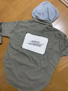 ダメージミニタリージャケット フリーサイズ