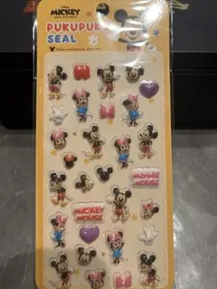 ディズニープクプクシール（ミッキーミニー）