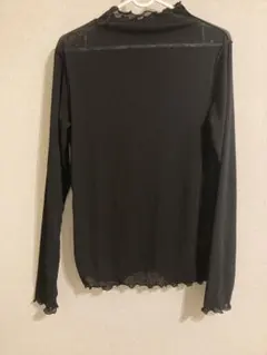 【未使用美品】シアートップス　ブラック 長袖　カットソー