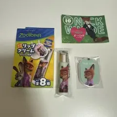 ズートピア シークレットリップクリーム チャーム付き　ニック・ワイルド