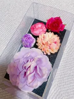 造花セット 5個入り 髪飾り