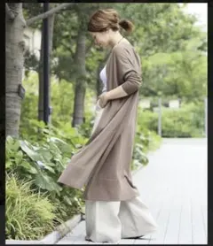 Deuxieme Classe Shake code Vネックロングカーディガン