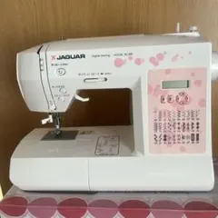ミシン初心者向け！JAGUAR KI-101 電子ミシン ホワイト/ピンク - メルカリ