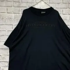 USA製90sヴィンテージTシャツ！シングルステッチ　ブラック半袖古着XL715