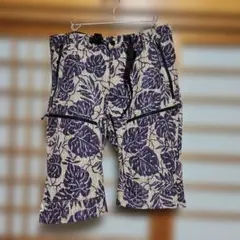 ボタニカル柄 ショートパンツ LLサイズ