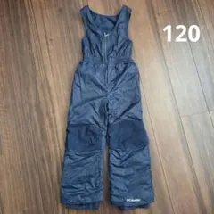 ​コロンビア スキーウェア パンツ キッズ XS 120 ネイビー ビブパンツ