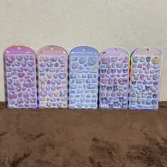 【コットンパフィシール】サンリオ5種セット