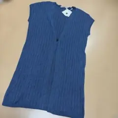 未使用タグ付き✨ダニエラグレジス リネン100% ニット カーディガン