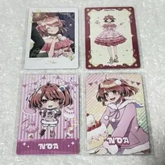 カラフルピーチ トレカ のあ からぴち ぷぴぱ 4枚