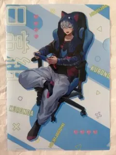 日常組 ローソンコラボ クリアファイル クロノア ぺいんと しにがみ
