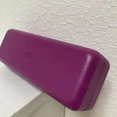 JINS メガネケース パープル ハードタイプのサムネイル