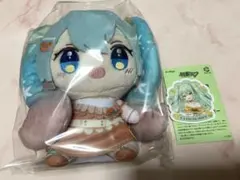 フリューくじ Citrus MikuD賞ぬいぐるみマスコット　ステッカー初音ミク