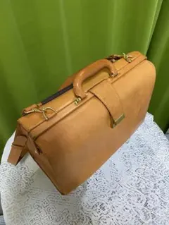 新品未使用　牛皮ドクターバッグ　大容量　41x25x 18 cm 多機能