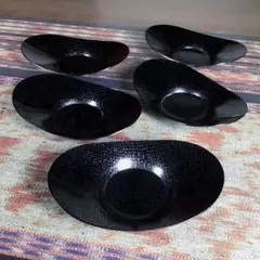 1588 煎茶道 秀夆堂 梨地 花形茶托5客セット　未使用 Amazon.co.jp: 秀峰堂造 茶托 5客 ステンレス製 茶器 レトロ